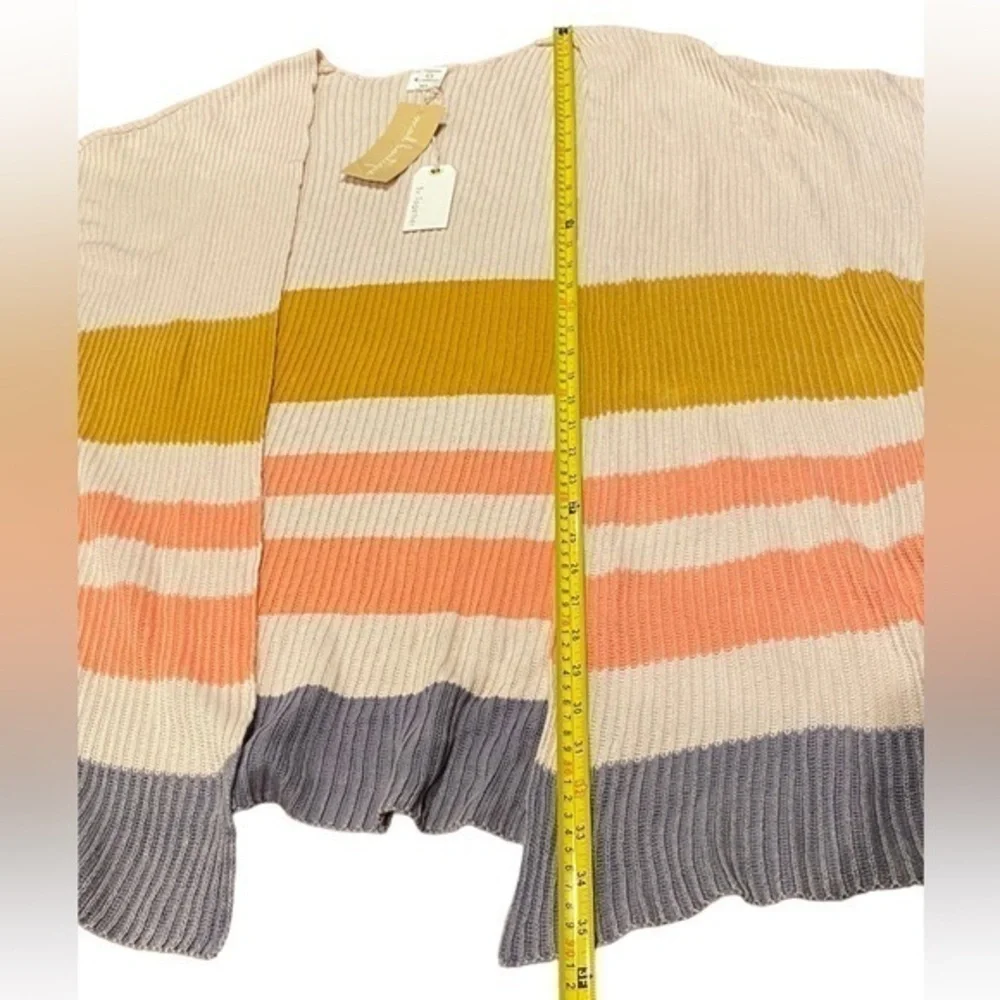 NEW By Together Sweater Cardigan Medium - Large Pockets Moon Bean Kimono Womens